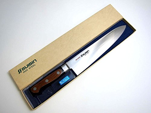 Houcho.com Suisin Inox Western-Style Knife Series, Genuine Sakai-Manufactured, Inox Steel 9.4" (240mm) Gyuto Knife