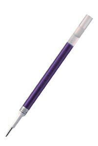 pentel lr7-v refills for energel gel pen, 0.7mm metal tip, violet ink, pack of 12