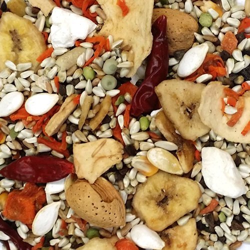 Sweet Harvest Parrot Bird Food (No Sunflower Seeds), 4 lbs Bag - Seed Mix for a Variety of Parrots