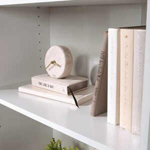 Sauder Beginnings 5-Shelf Bookcase, Soft White finish