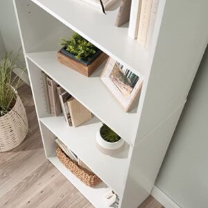 Sauder Beginnings 5-Shelf Bookcase, Soft White finish