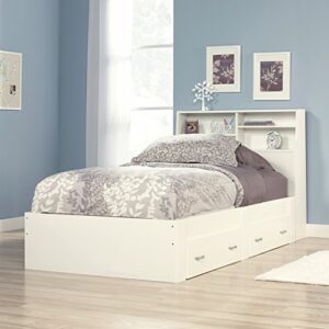 Sauder Beginnings Twin Platform Bed, Twin, Soft White finish