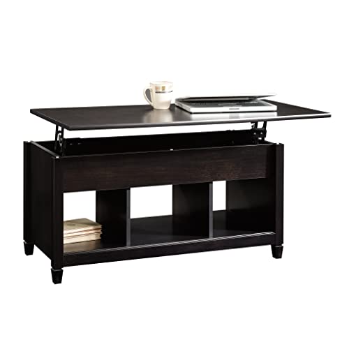 Sauder Edge Water Lift Top Coffee Table, Estate Black finish