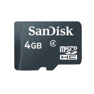 sandisk 4gb microsdhc flash memory card sdsdq-004g (bulk packaging)