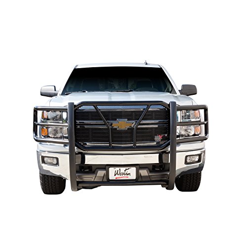 Westin 57-3685 Black HDX Grille Guard fits 2014-2015 Silverado 1500