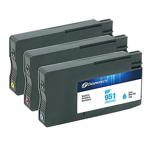 Dataproducts Brand Remanufactured Ink Cartridge Replacement for HP 951 CR314FN Cyan, Magenta, Yellow 3 Pack (DPC951MP)