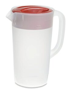 rubbermaid pitcher, 2 quart, racer red