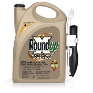 roundup ready-to-use extended control weed & grass killer plus weed preventer ii with comfort wand 1.33 gal
