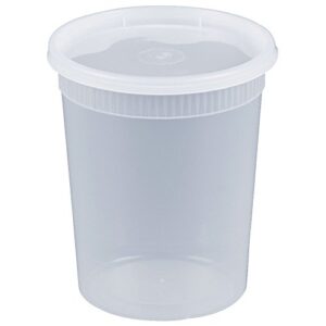 pactiv ysd2532 delitainer translucent 32 oz. container - 240 / cs