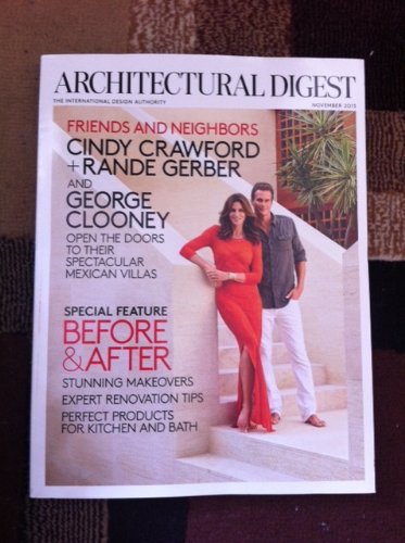 Architectural Digest Magazine november 2013