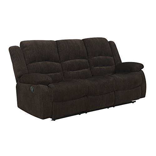 Coaster Furniture Gordon Motion Sofa Chocolate Chenille 601461