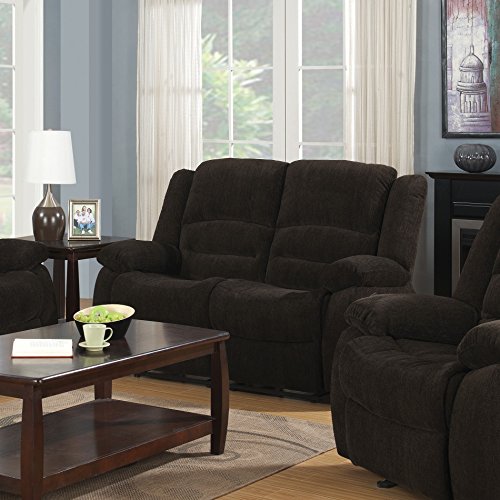 Coaster Furniture Gordon Motion Sofa Chocolate Chenille 601461