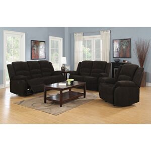 Coaster Furniture Gordon Motion Sofa Chocolate Chenille 601461