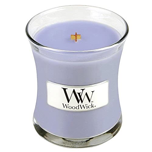 Woodwick Mini Candle-Lavender Spa, Purple, 6.8 x 6.8 x 7.8 cm