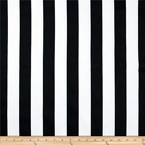 Premier Prints Canopy Stripe, Yard, Black