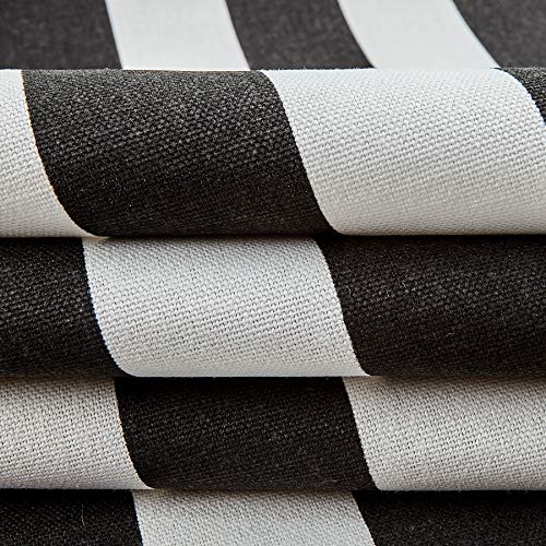 Premier Prints Canopy Stripe, Yard, Black