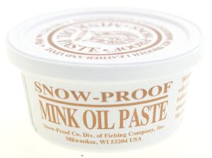 fiebings snow-proof mink oil weatherproofing paste 3oz