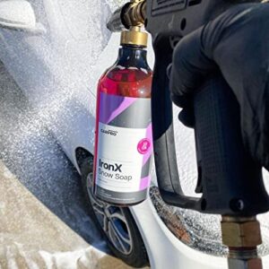 CARPRO IronX Snow Soap - Use on paint, glass, wheels, headlights, plastic trim, & clear bras - Liter (34 oz)