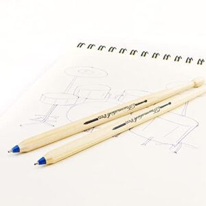 Suck UK | Drumsticks Ballpoint Pens | Blue Rollerball Pens | Novelty Stationary Supplies | Blue Pens Shaped liked Drum Sticks | From Stationery Kit to Drum Kit