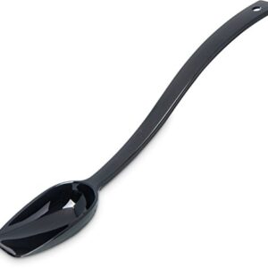 Carlisle FoodService Products Plastic Solid Spoon, 10 Inches, Black