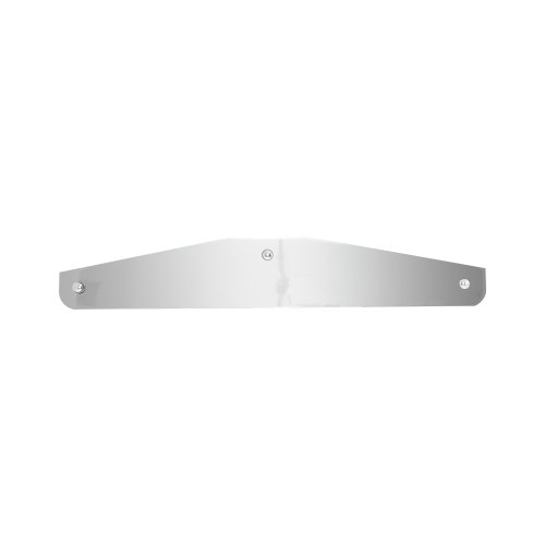 GG Grand General 30170 Chrome 24" x 4" Bottom Mud Flap Plate