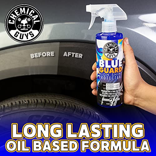 Chemical Guys TVD_103_16 Blue Guard II Wet Look Premium Sprayable High Gloss Shine Dressing and Conditioner for Rubber and Plastic Safe for Cars, Trucks, Motorcycles, RVs & More, 16 fl oz