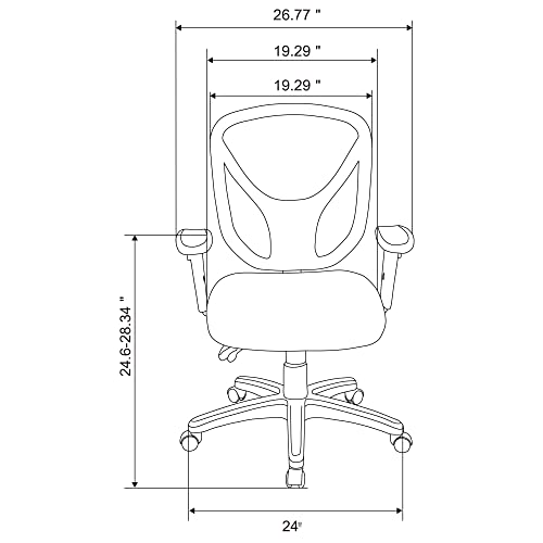 Realspace® MFTC 200 Multifunction Ergonomic Super Task Chair, Black