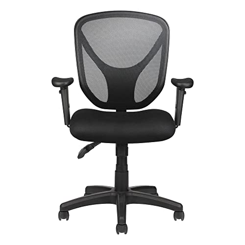 Realspace® MFTC 200 Multifunction Ergonomic Super Task Chair, Black