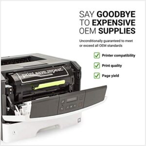 Print.Save.Repeat. Lexmark 601X Extra High Yield Remanufactured Toner Cartridge for MX510, MX511, MX610, MX611 Laser Printer [20,000 Pages]