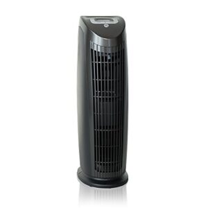 alen t500 air purifier, quiet air flow for large rooms, 500 sqft, portable air cleaner for allergens, dust, pollen, pet dander, in black