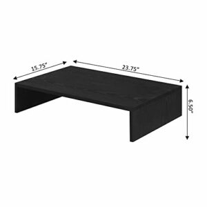 Convenience Concepts Small Designs2Go Monitor Riser for TVs up to 26 Inches, Black