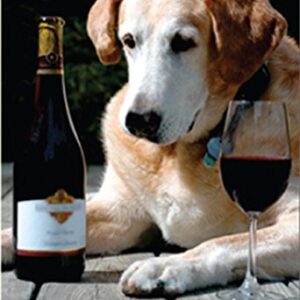 Dog Speak Like a Fine Wine Birthday Card