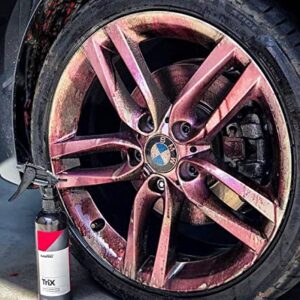 CARPRO TriX Tar & Iron Remover - Wheel Cleaner & Tar Remover for Cars - Combines CARPRO IronX and TarX, Strong Degreaser and Iron Remover - 1 Liter (34oz)