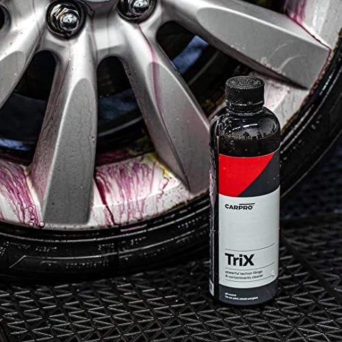 CARPRO TriX Tar & Iron Remover - Wheel Cleaner & Tar Remover for Cars - Combines CARPRO IronX and TarX, Strong Degreaser and Iron Remover - 1 Liter (34oz)