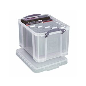 really useful file box, clear (32cl)