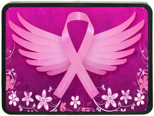 Breast Cancer Awareness Wings - Hitch Cover 2" Receiver from Redeye Laserworks