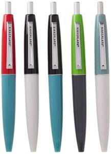 kikkerland mini retro pens, set of 5 (4329s)