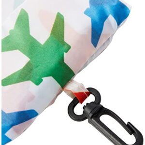 Kikkerland Airplane Travel Laundry Bag, 1 EA, Multi-Colored