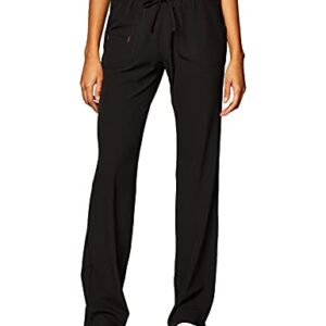 HeartSoul Scrubs womens Drawstring Medical Scrubs Pants, Black, Medium US