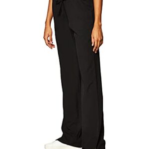 HeartSoul Scrubs womens Drawstring Medical Scrubs Pants, Black, Medium US