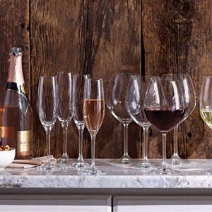 Lenox Tuscany Classics Set, Champagne Flutes, Buy 4, Get 6, 6 Count (Pack of 1), Clear,8 ounces.