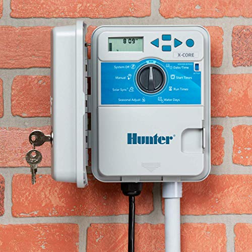 Hunter Sprinkler XC400 X-Core 4-Station Outdoor Irrigation Controller, Small