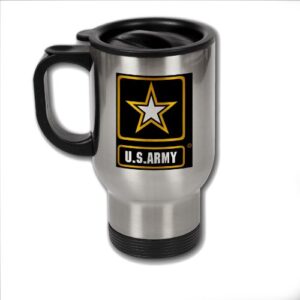 expressitbest stainless steel coffee mug with u.s. army star logo