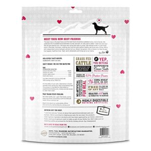 "I and love and you" Ear Candy Cow Ear Strips - Grain Free Dog Chews, 100% Beef Cow Ears, 2.5-Ounce