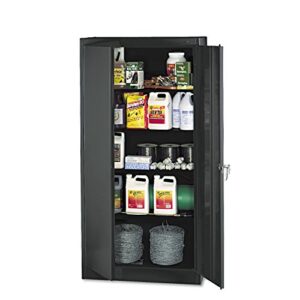 tennsco 1470bk 72-inch high standard cabinet, 36w x 18d x 72h, black