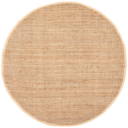 SAFAVIEH Natural Fiber Collection Runner Rug - 2'3" x 7', Natural, Handmade Farmhouse Jute, Ideal for High Traffic Areas in Living Room, Bedroom (NF747A)