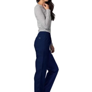 Adar Universal Scrubs for Women - Tapered Cargo Scrub Pants - 506 - Navy - XL