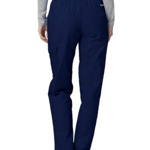 Adar Universal Scrubs for Women - Tapered Cargo Scrub Pants - 506 - Navy - XL