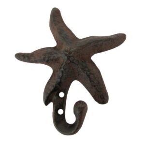 tg,llc treasure gurus cast iron nautical starfish wall hook