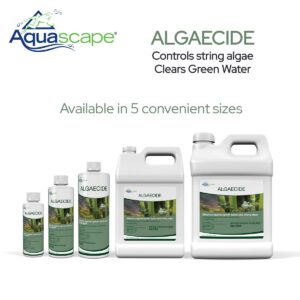 aquascape 96024 algaecide treatment for koi fish ponds and water gardens, 32 ounces, clear